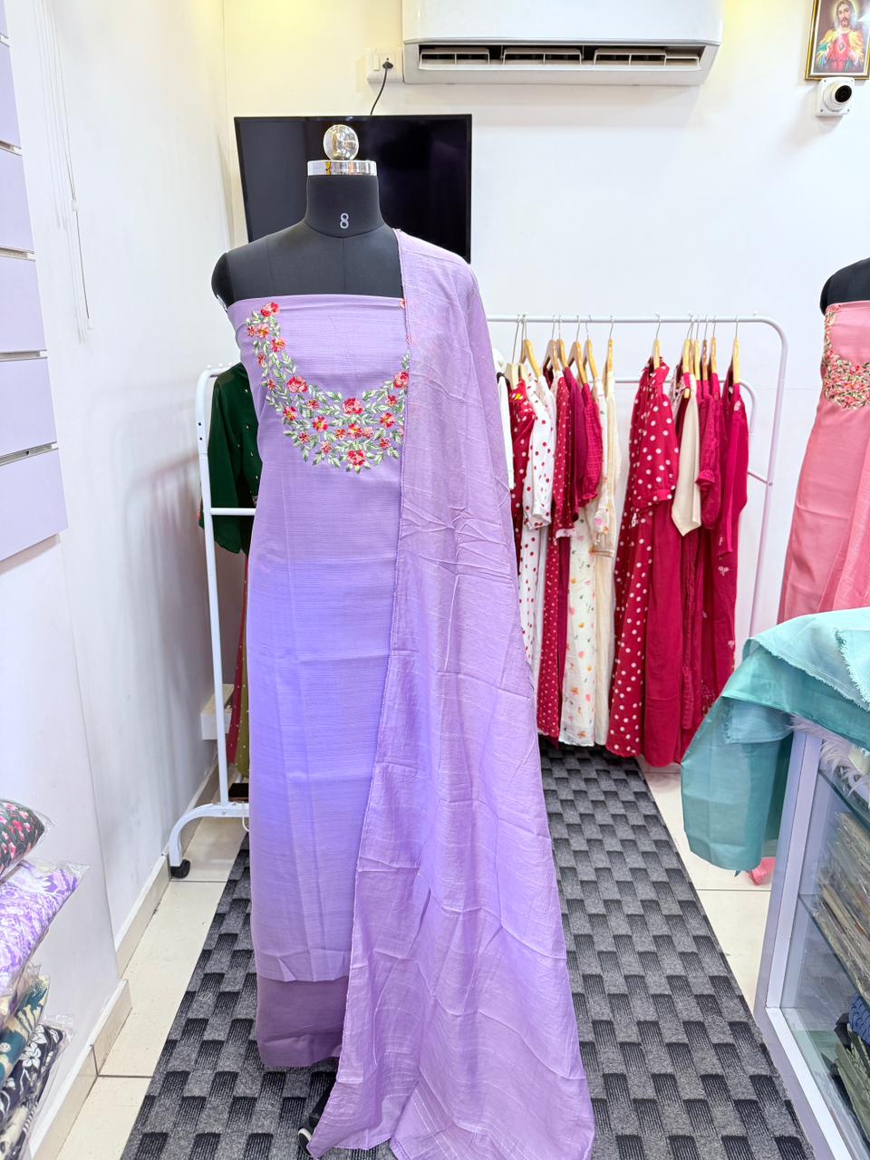 LS0113 Unstitched Salwar Material