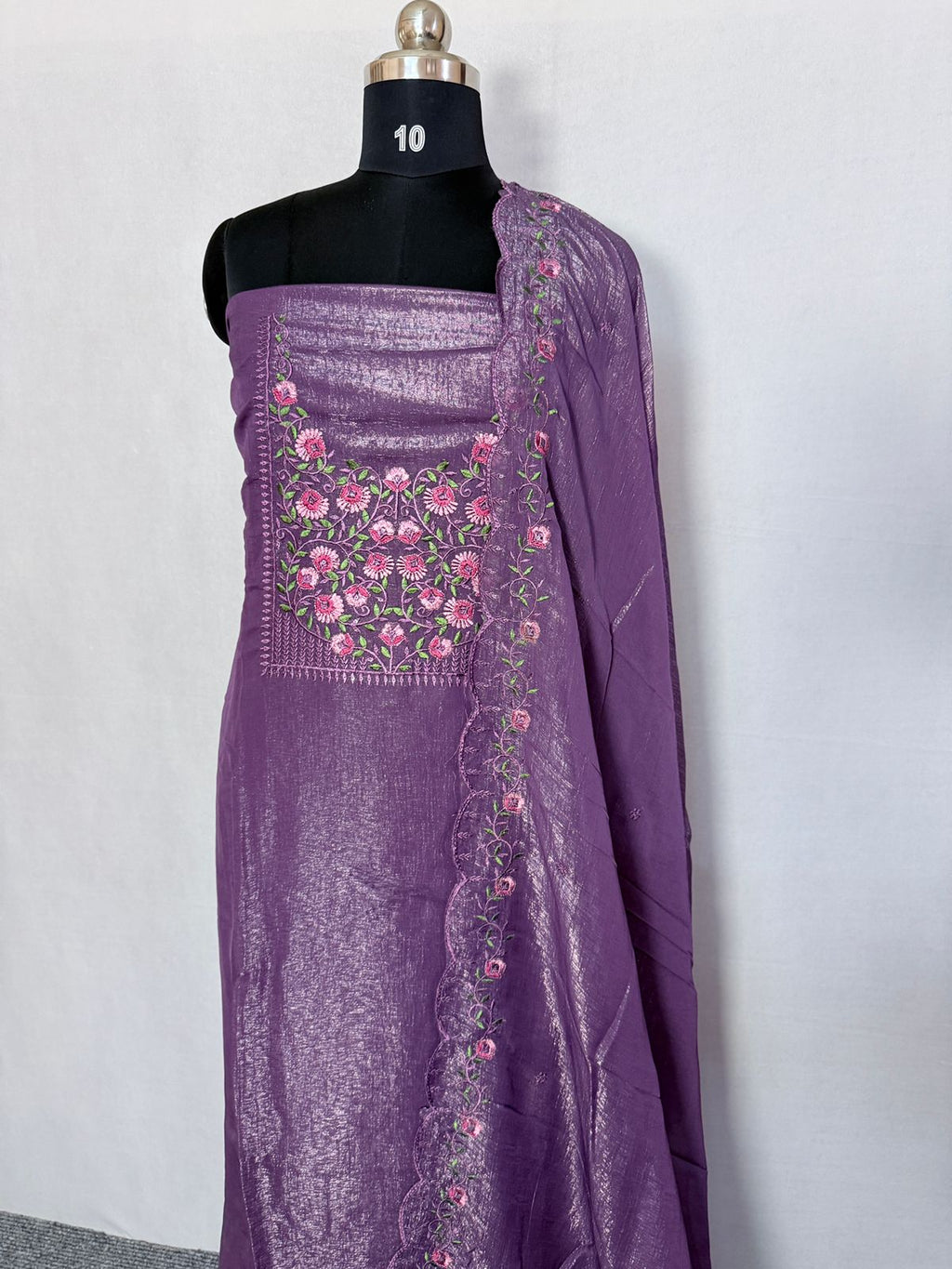 LS0089 Partywear Unstitched Salwar Materials