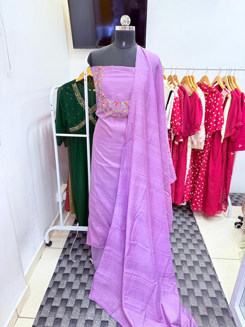 LS0114 UNstitched Salwar Material