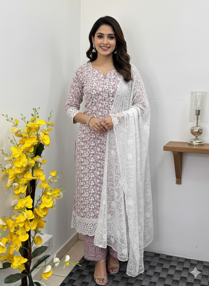 LS0036 Unstitched Salwar Material