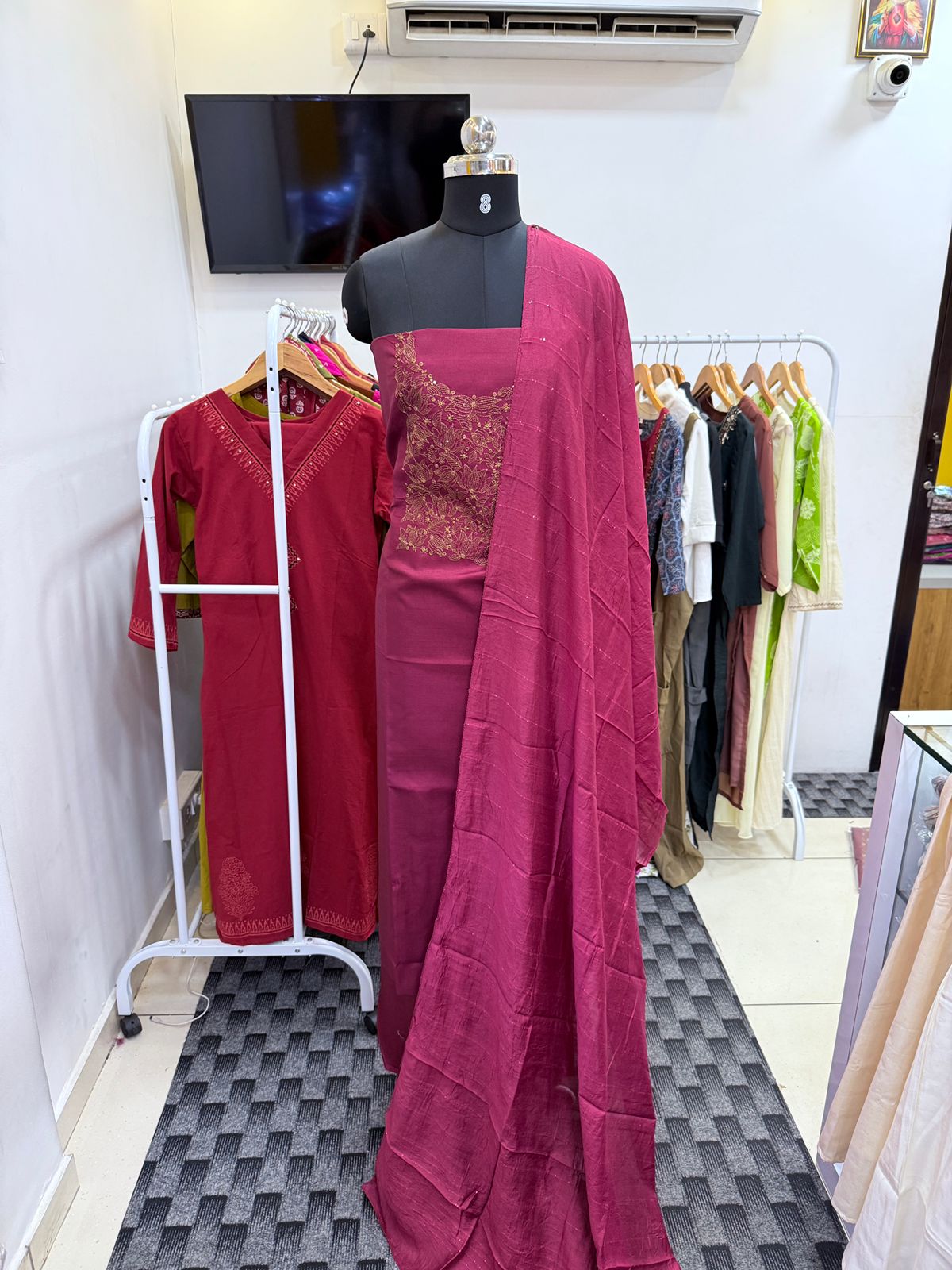 LS0119 Unstitched Salwar Material
