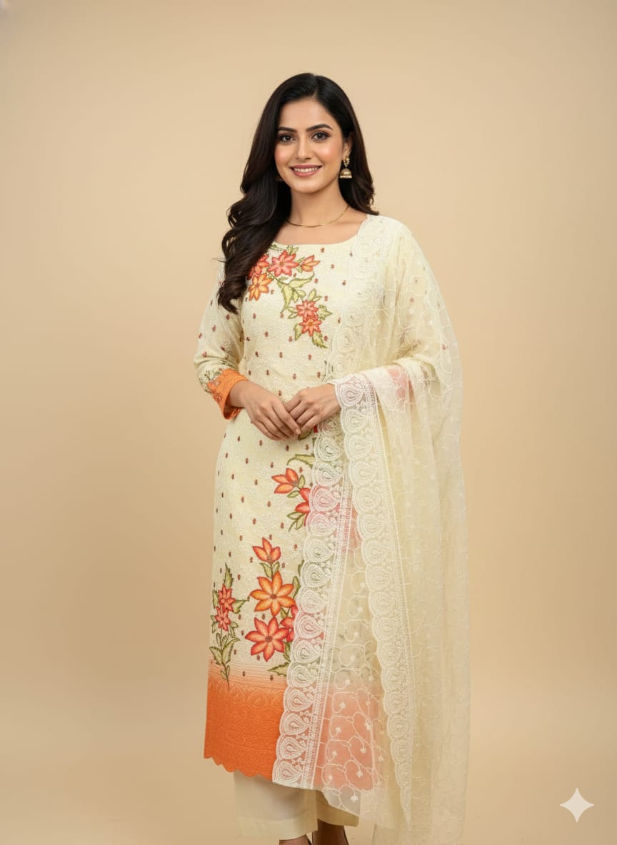LS0015  Unstitched Salwar Material