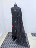 LS0157 Mul Chanderi Unstitched Salwar
