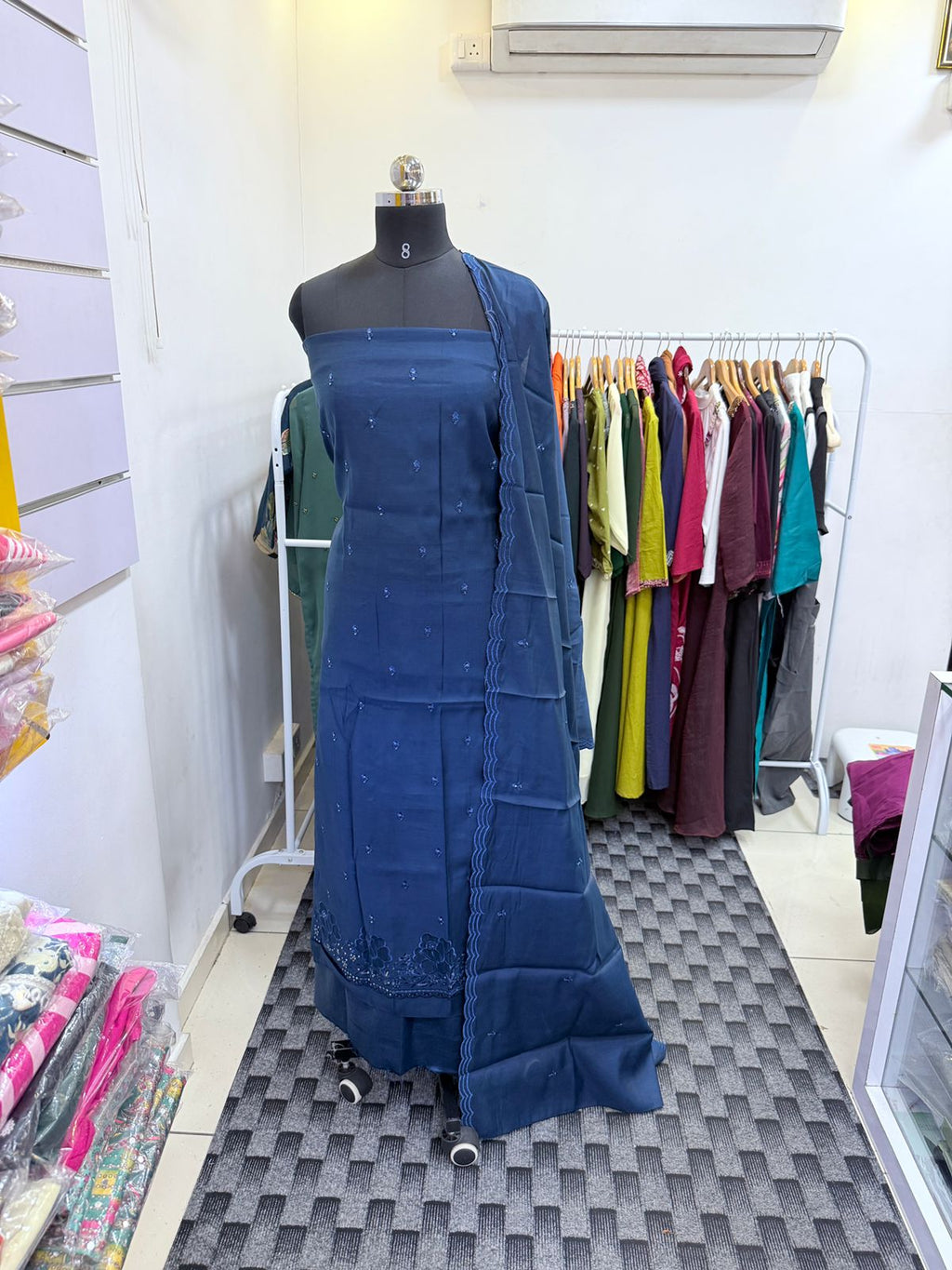LS0155 - Mulchanderi Unstitched Salwar