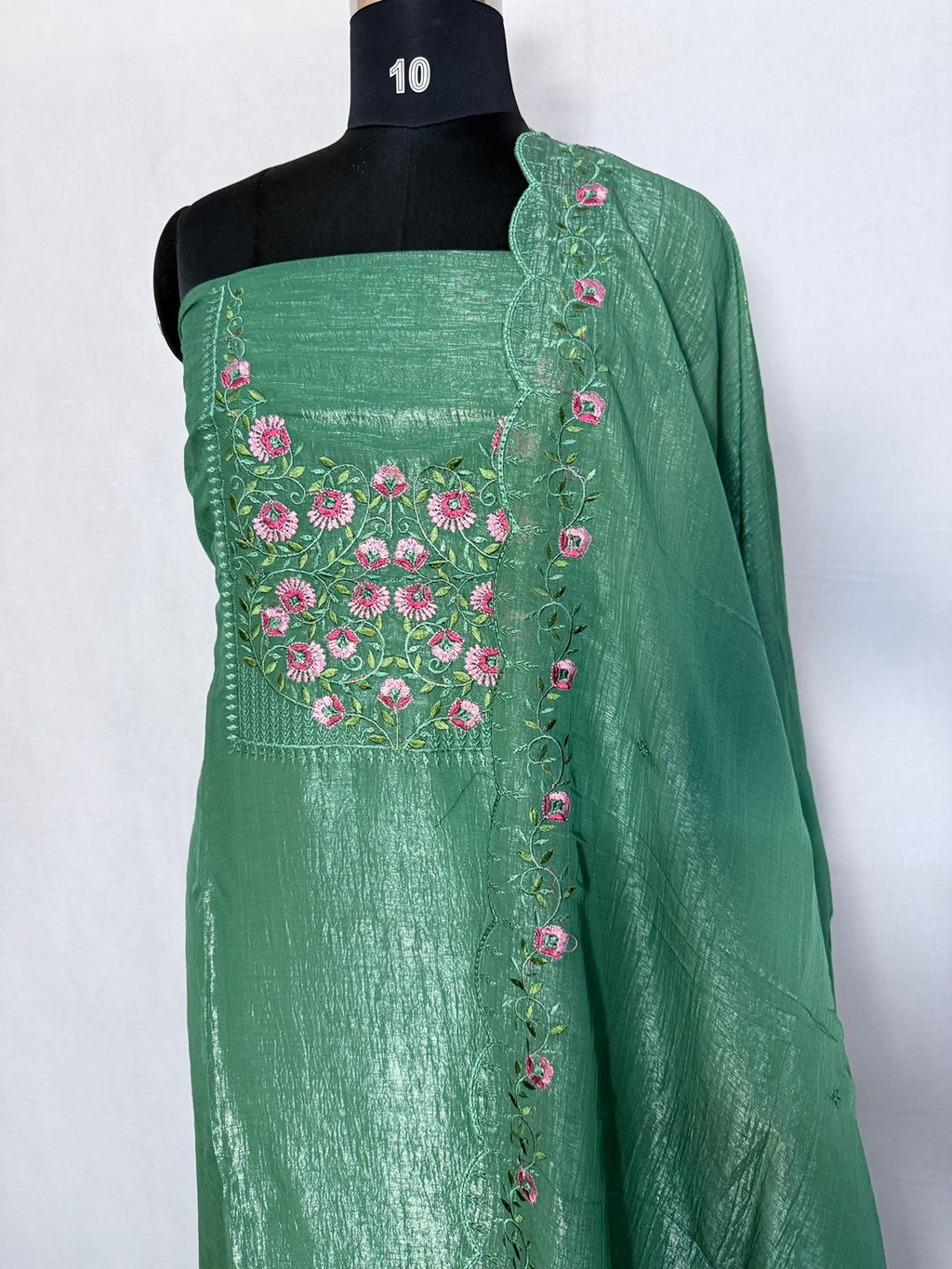 LS0092 Partywear Unstitched Salwar Material