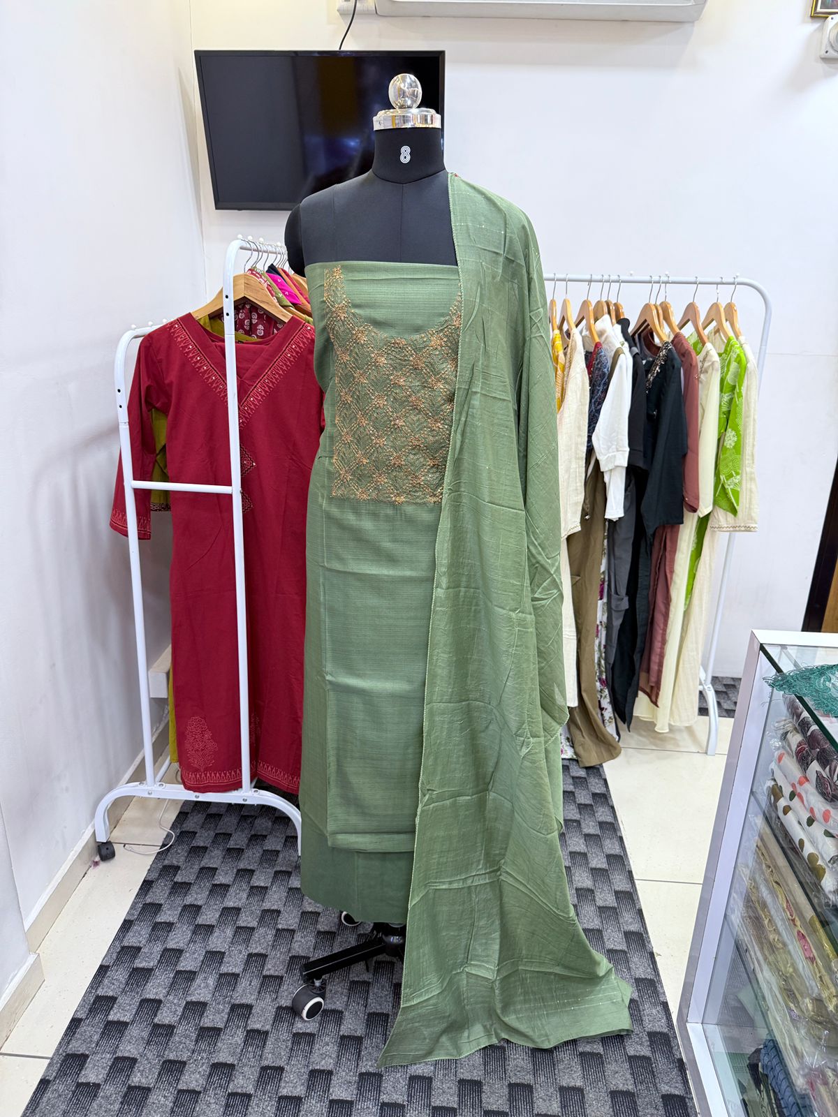 LS0118 Unstitched Salwar Materials