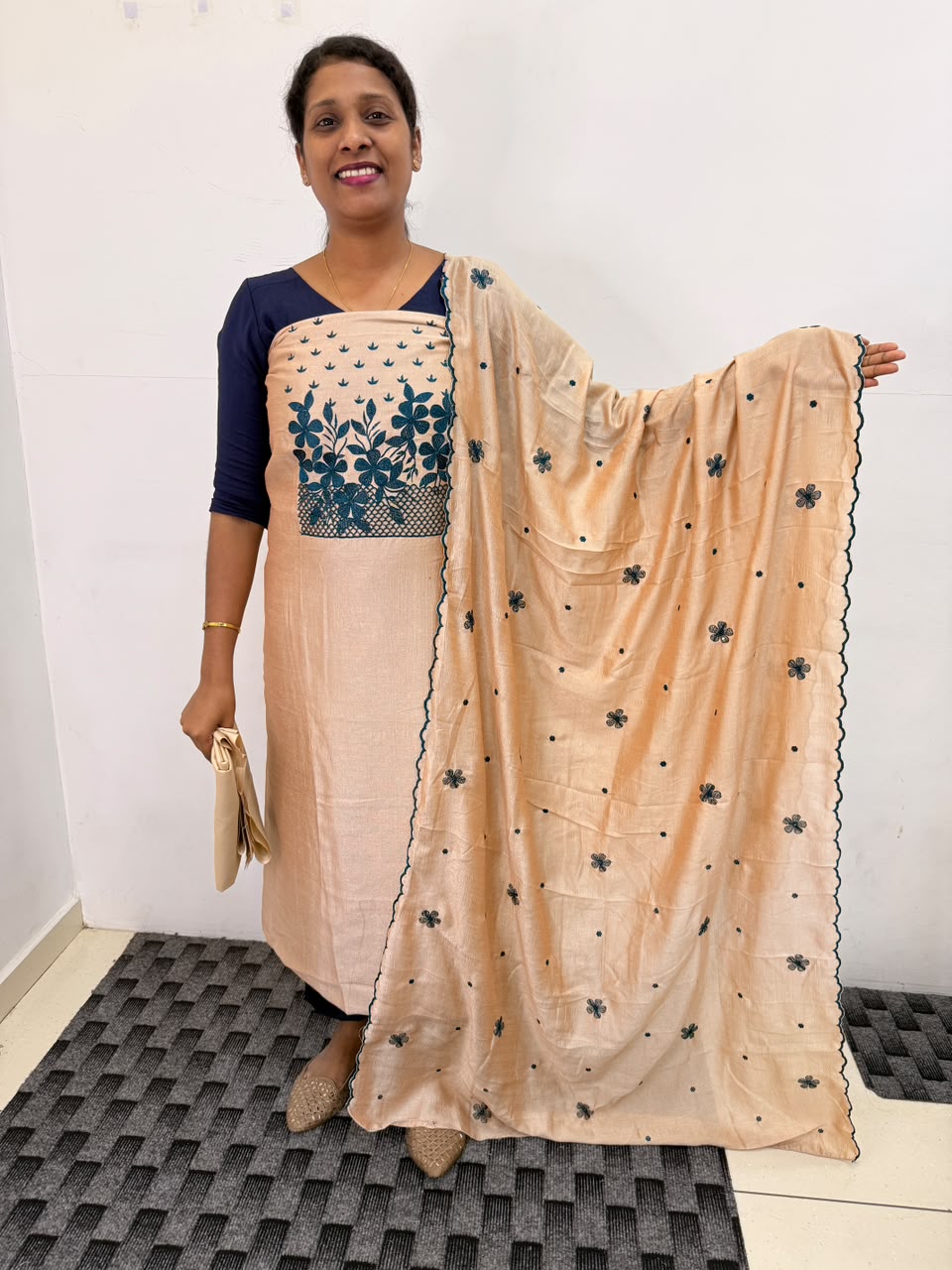 Ls0187 Unstitched Salwar Material