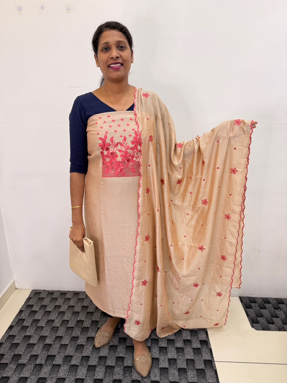 Ls0187 Unstitched Salwar Material