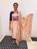 Ls0187 Unstitched Salwar Material