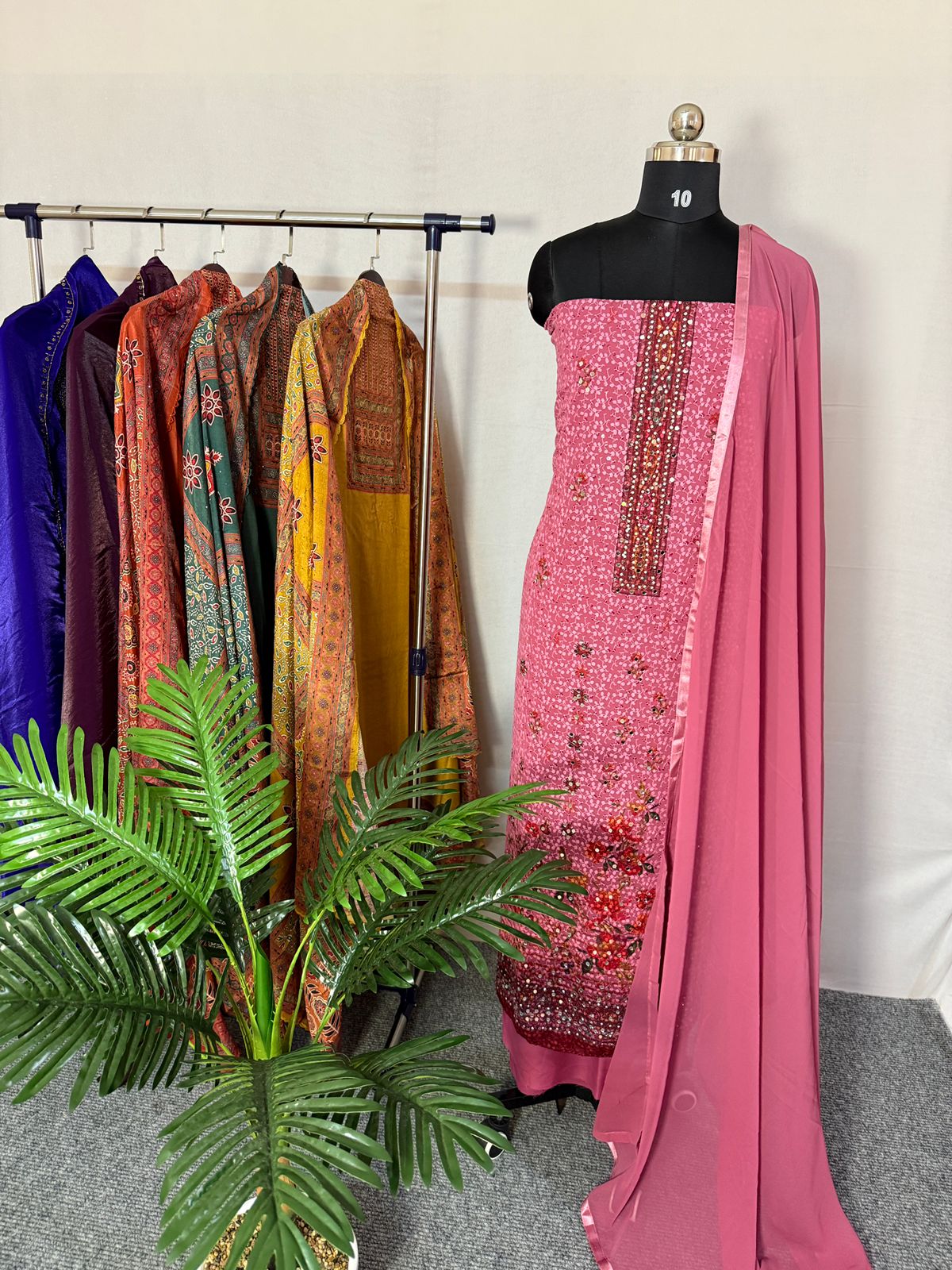 LS0027 Unstitched Salwar Material