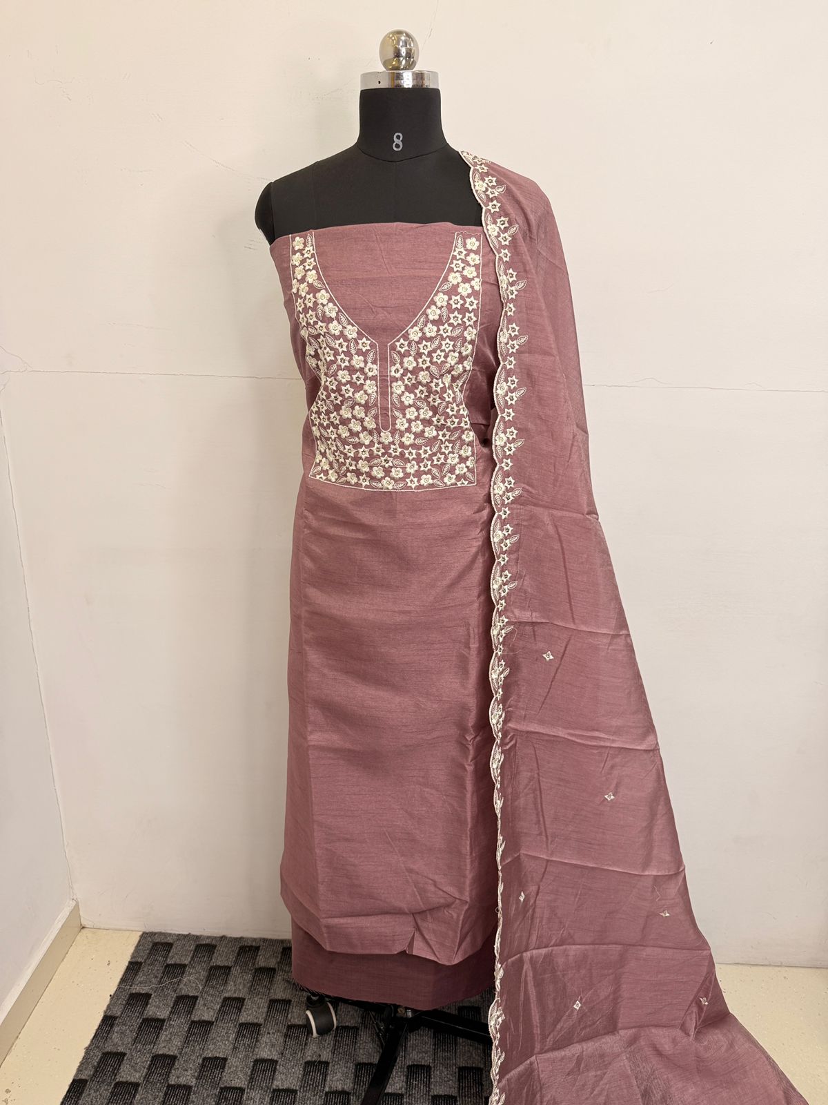 LS0161 Vichithra Silk Unstitched Salwar Material