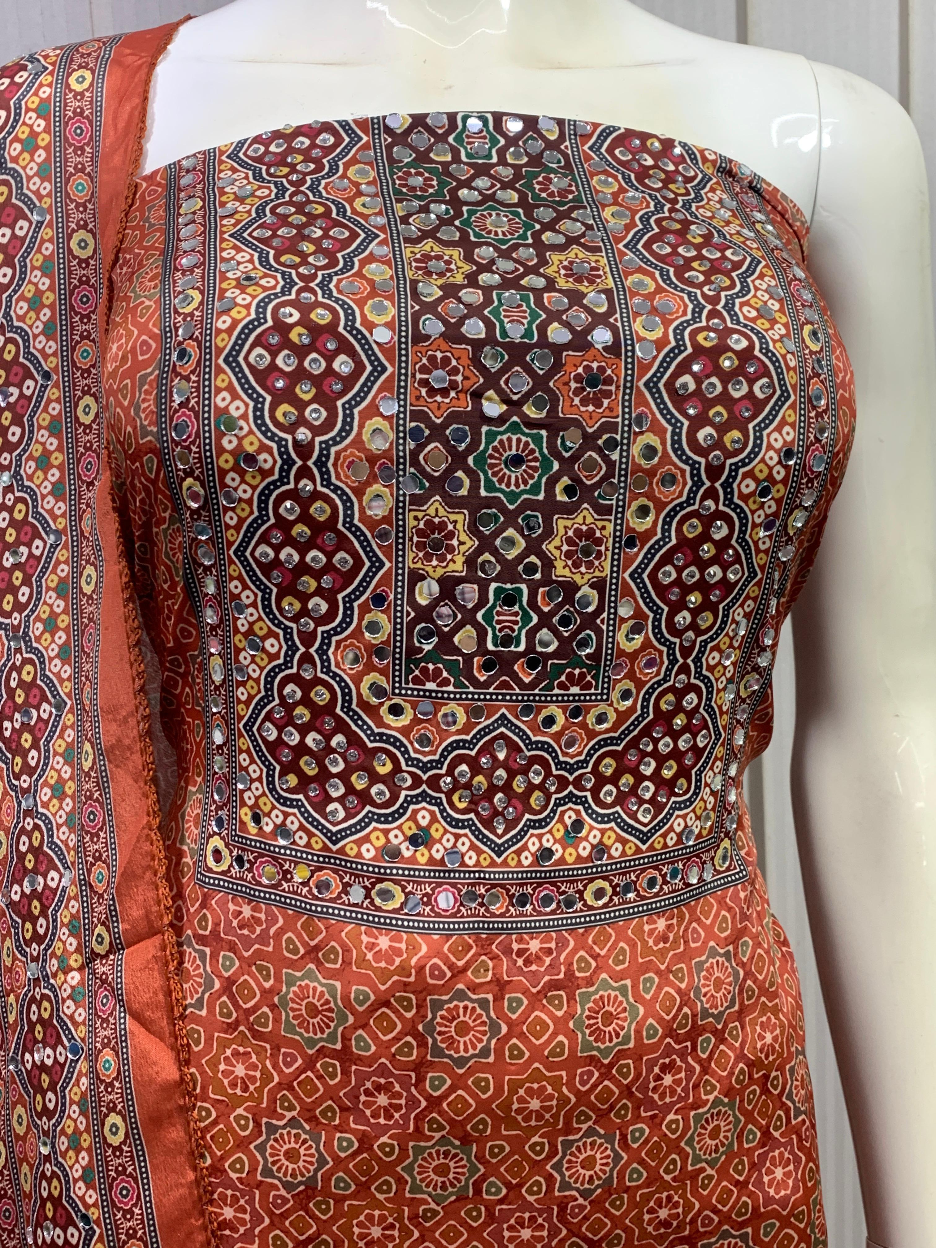 LS0023 UNSTITCHED SALWAR MATERIAL