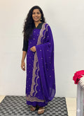 LS0016 - UNSTITCHED PARTYWEAR SALWAR MATERIAL