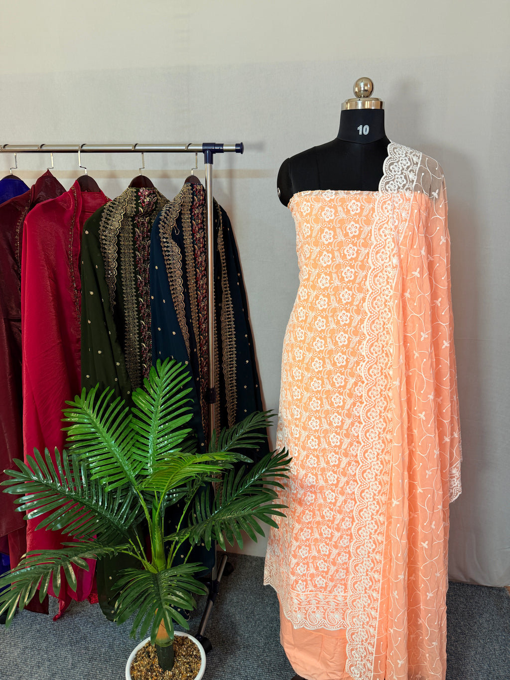 LS0028 Unstitched Salwar Material