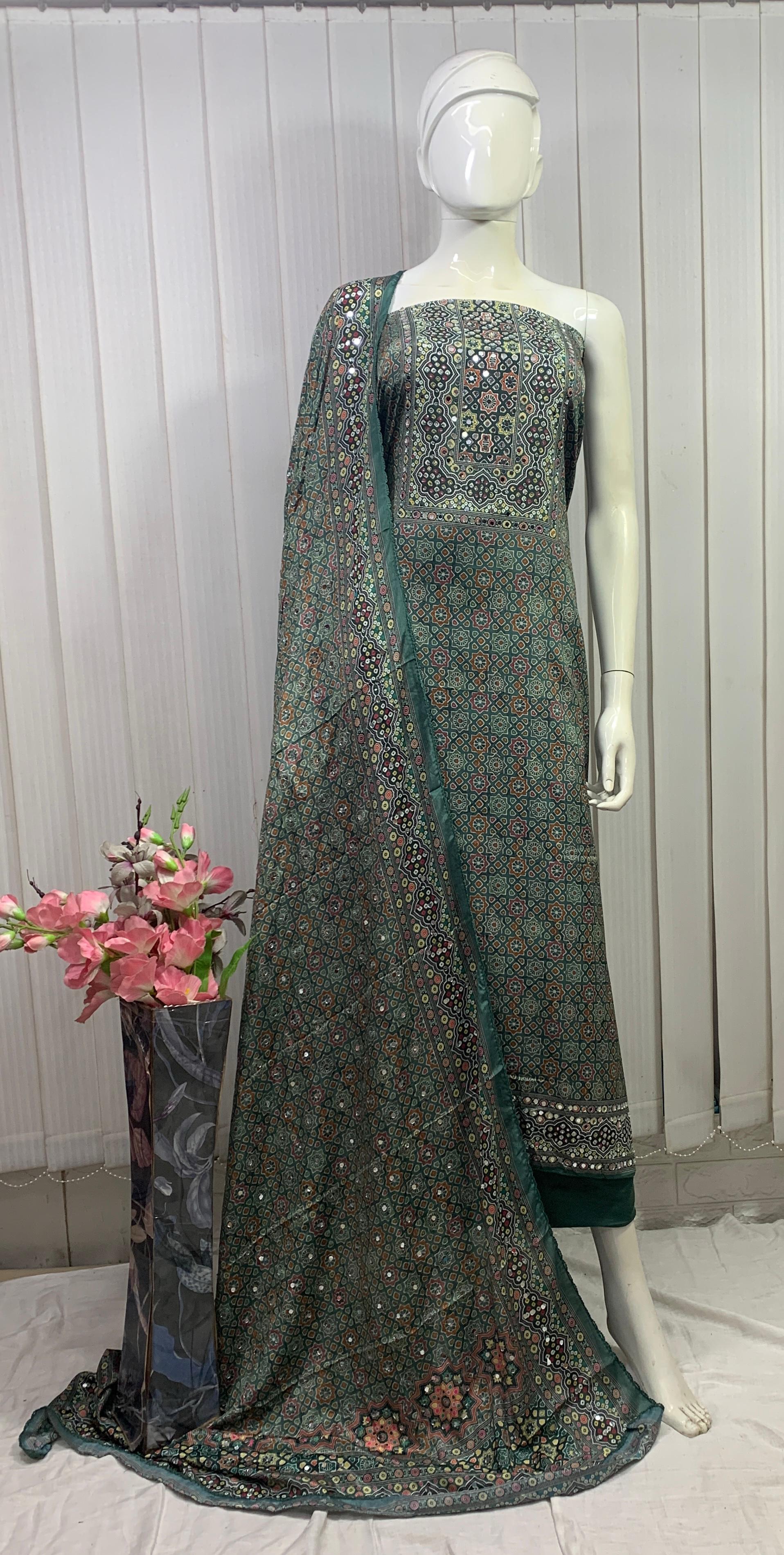 ExaLS0024 UNSTITCHED SALWAR MATERIAL