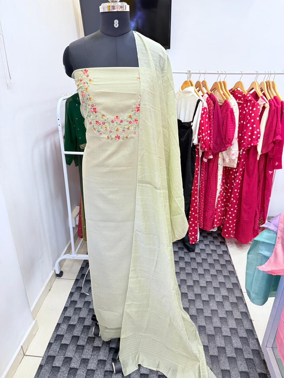 LS0114 UNstitched Salwar Material