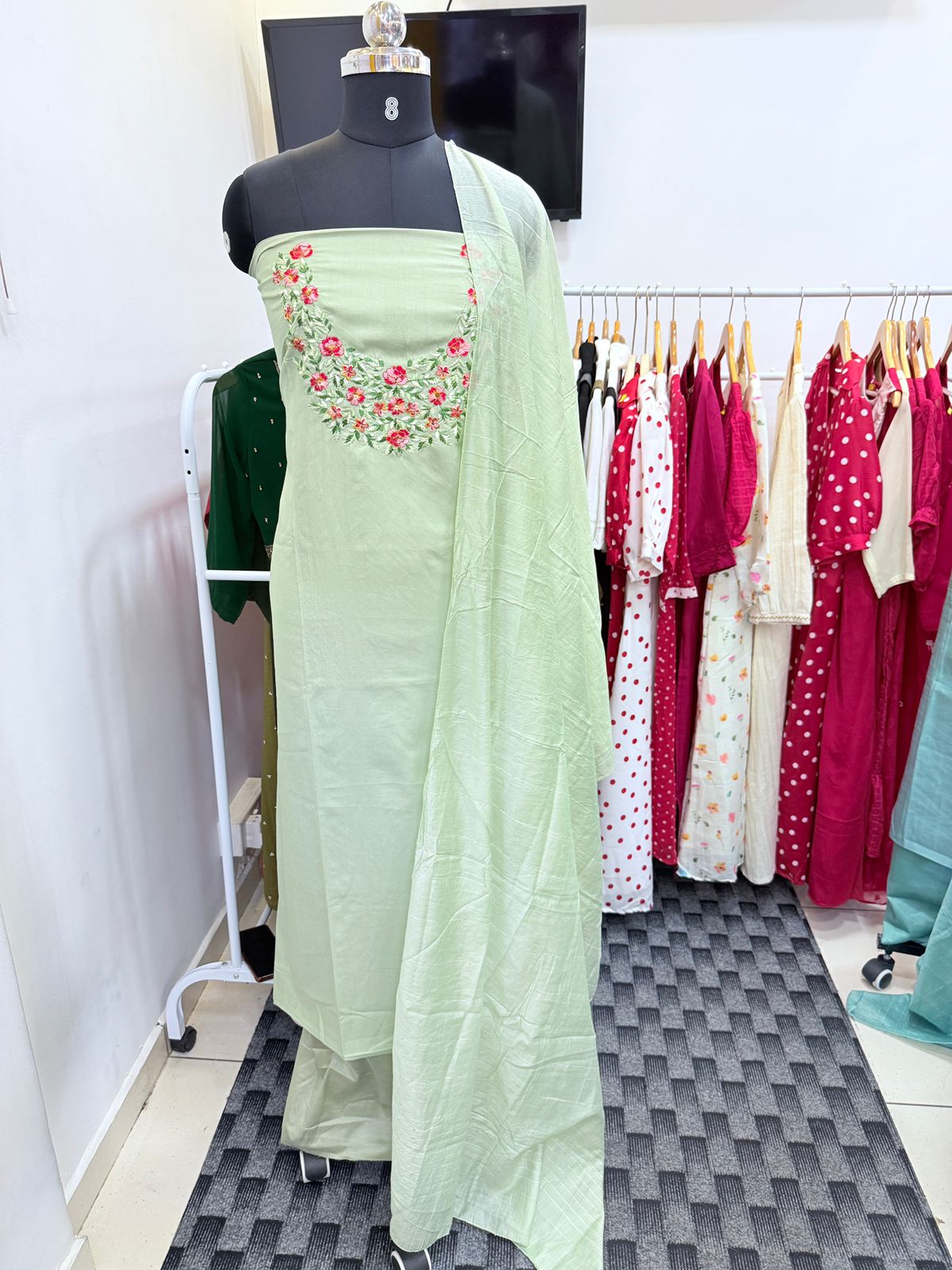 LS0113 Unstitched Salwar Material