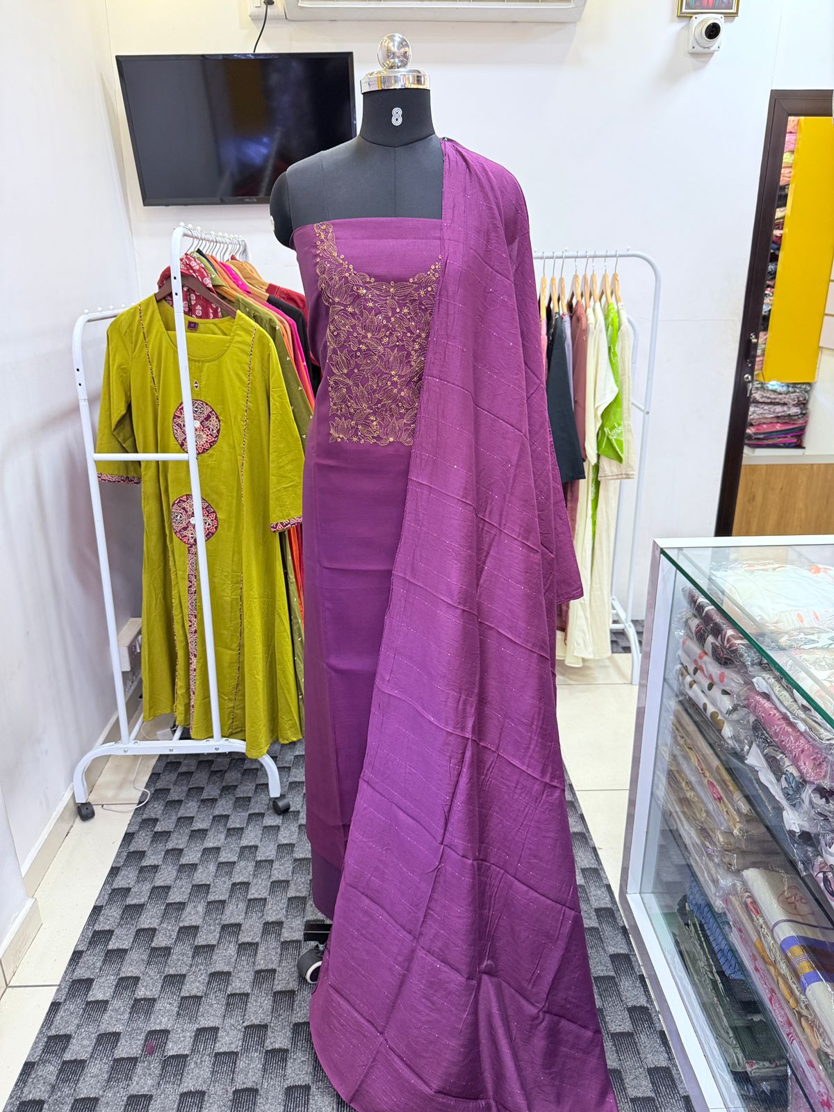 LS0119 Unstitched Salwar Material
