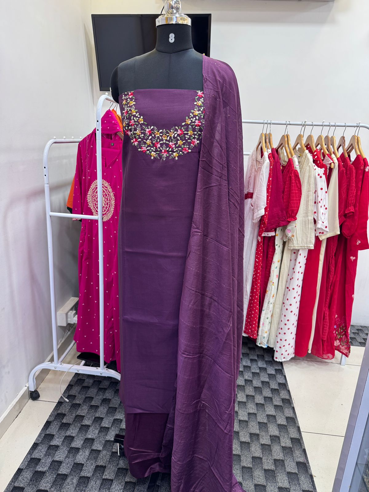 LS0120 Unstitched Salwar Materials
