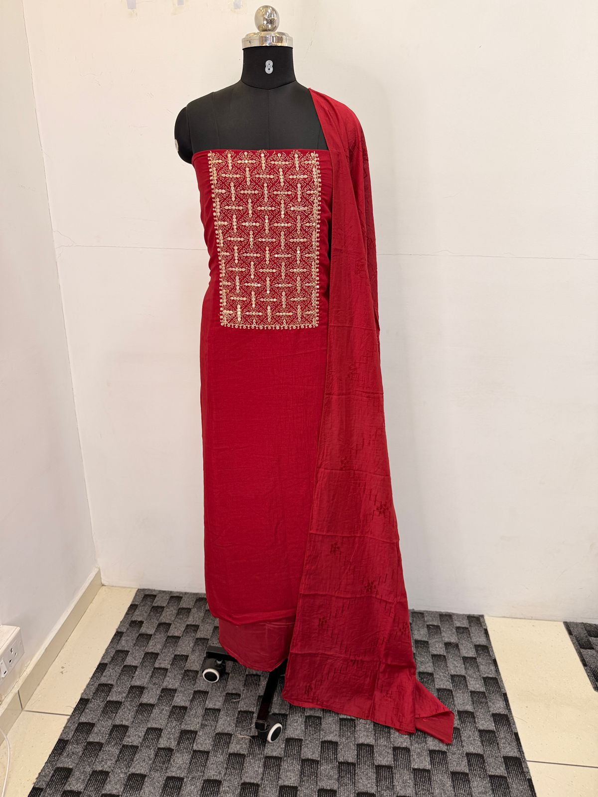 LS0182 Unstitched Salwar Material