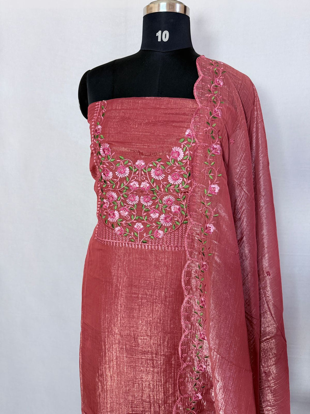 LS0091 Partywear Unstitched Salwar Material