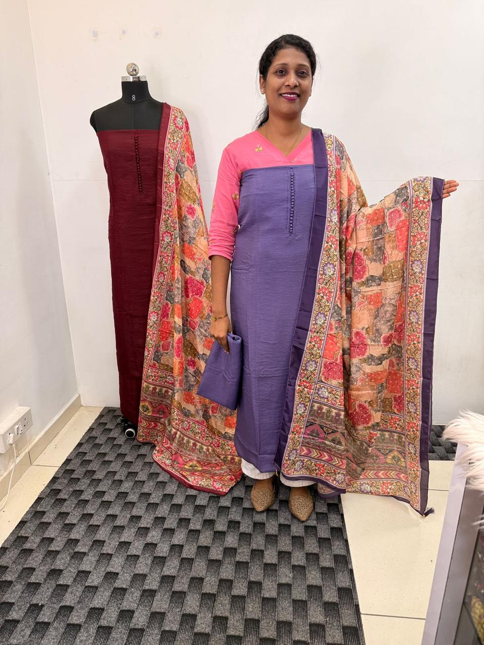 Ls0191 Unstitched Salwar Material