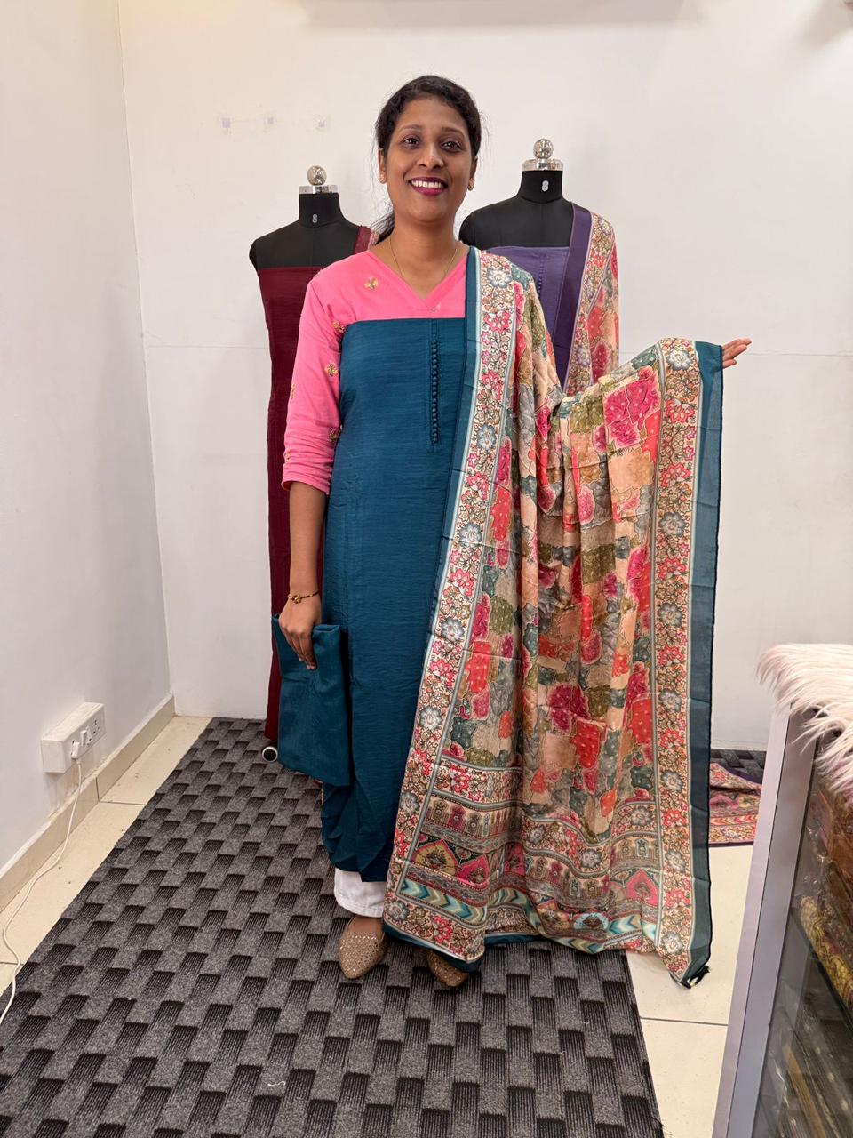 Ls0191 Unstitched Salwar Material