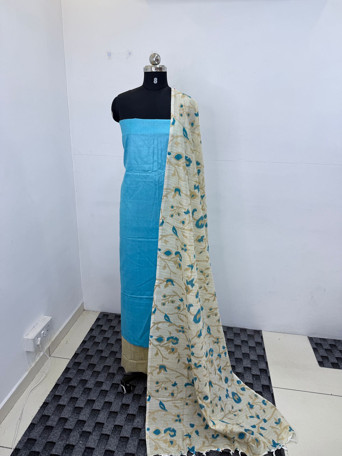 LS0180 Semi Katan Unstitched Salwar Materials