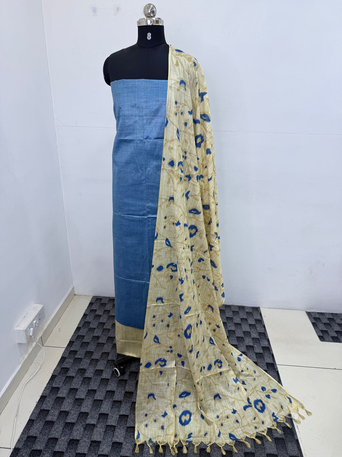 LS0180 Semi Katan Unstitched Salwar Materials
