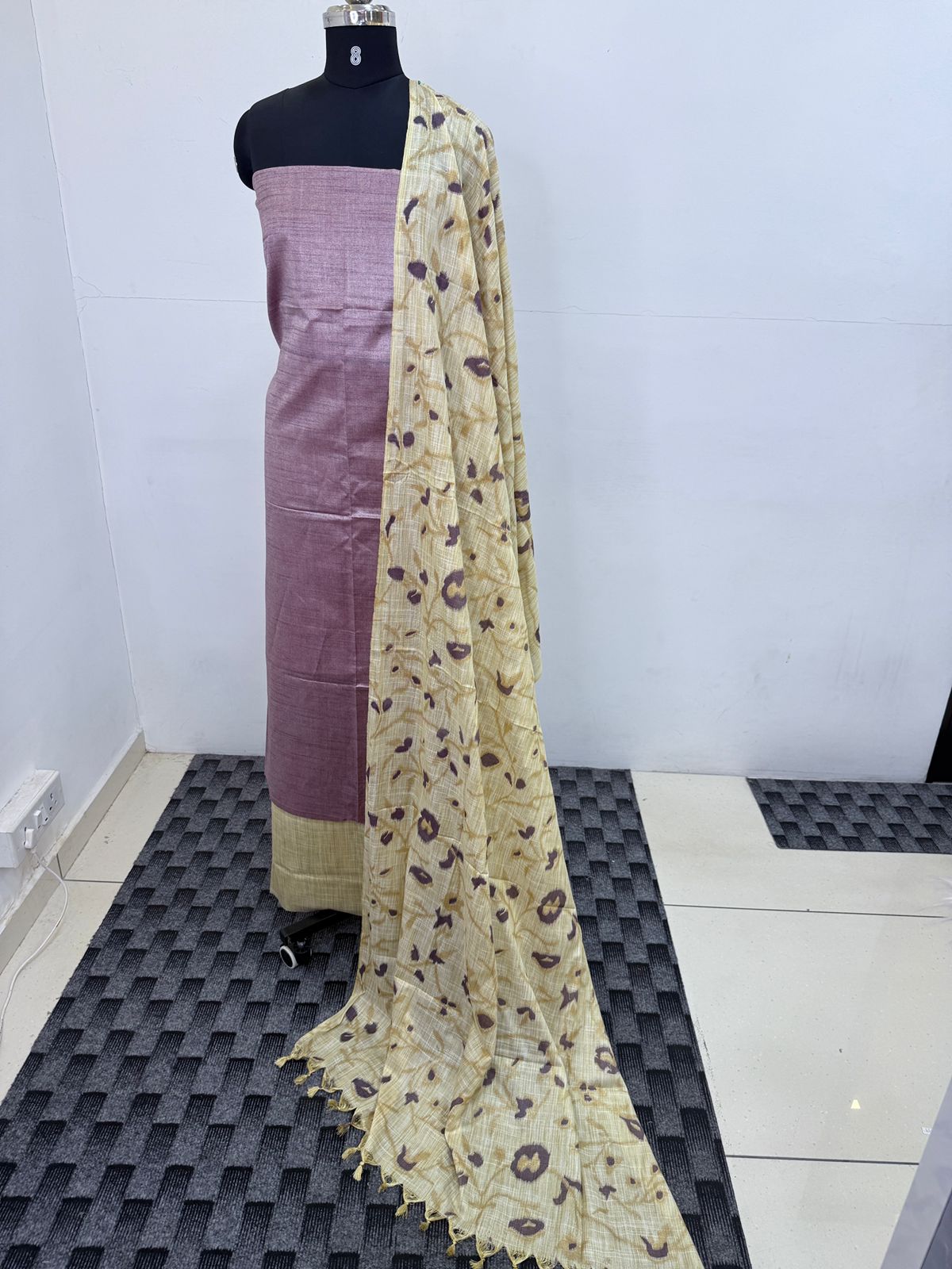 LS0180 Semi Katan Unstitched Salwar Materials