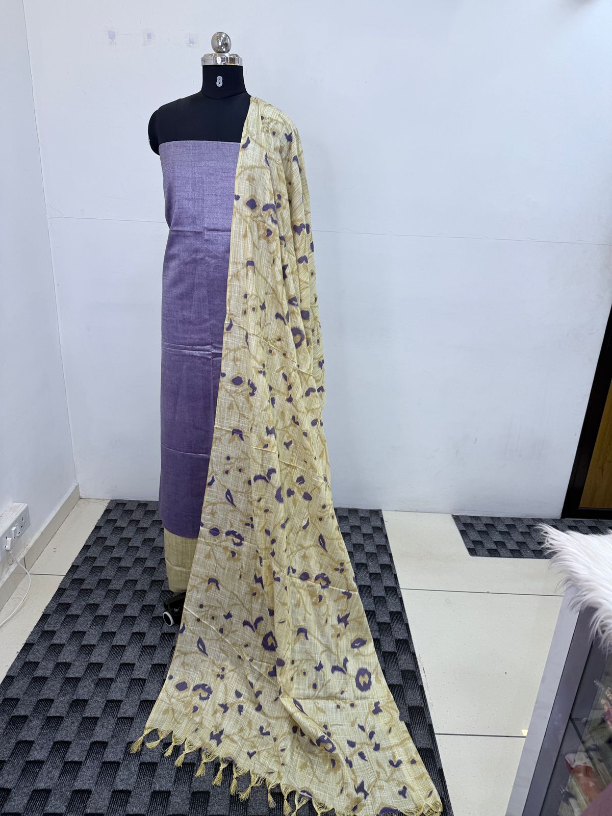 LS0180 Semi Katan Unstitched Salwar Materials