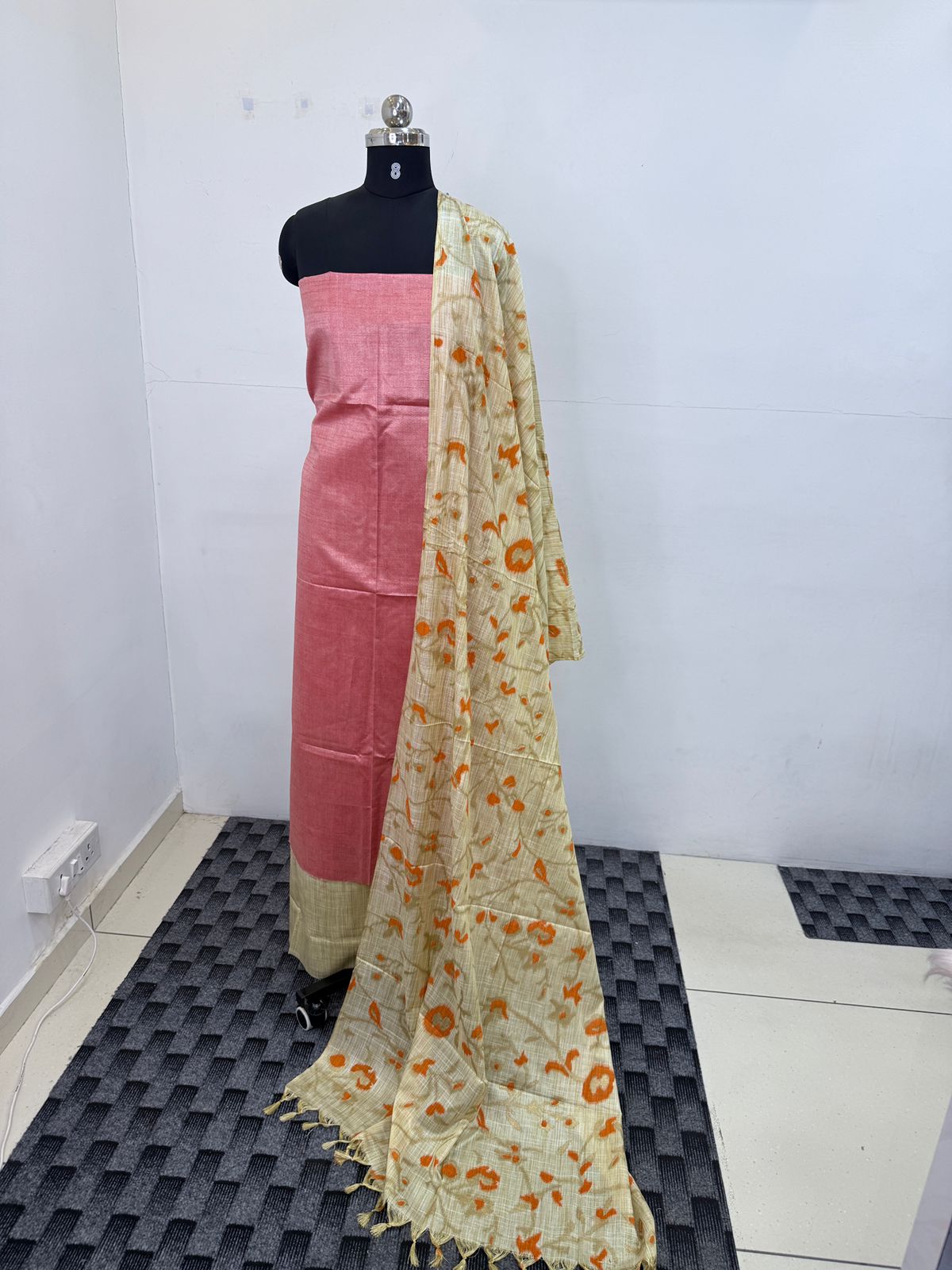 LS0180 Semi Katan Unstitched Salwar Materials