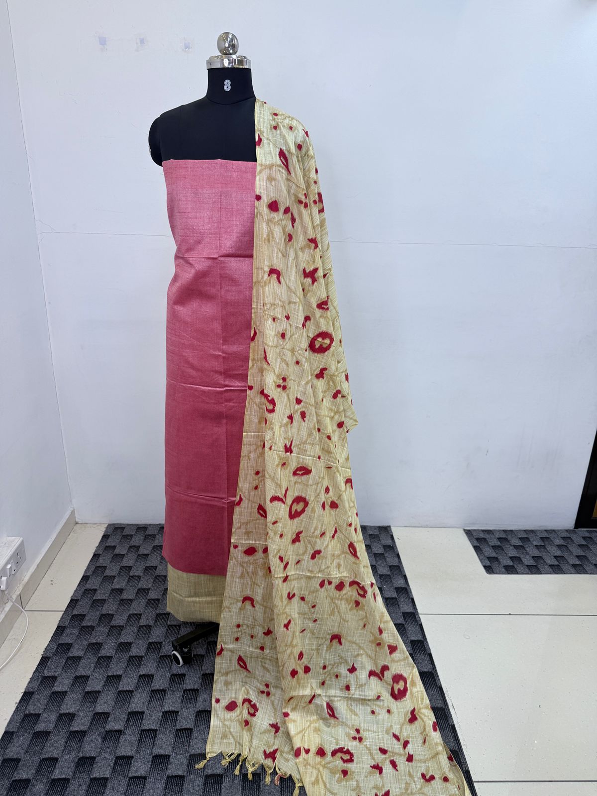 LS0180 Semi Katan Unstitched Salwar Materials