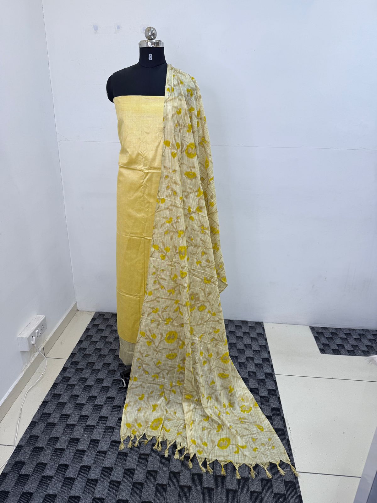 LS0180 Semi Katan Unstitched Salwar Materials