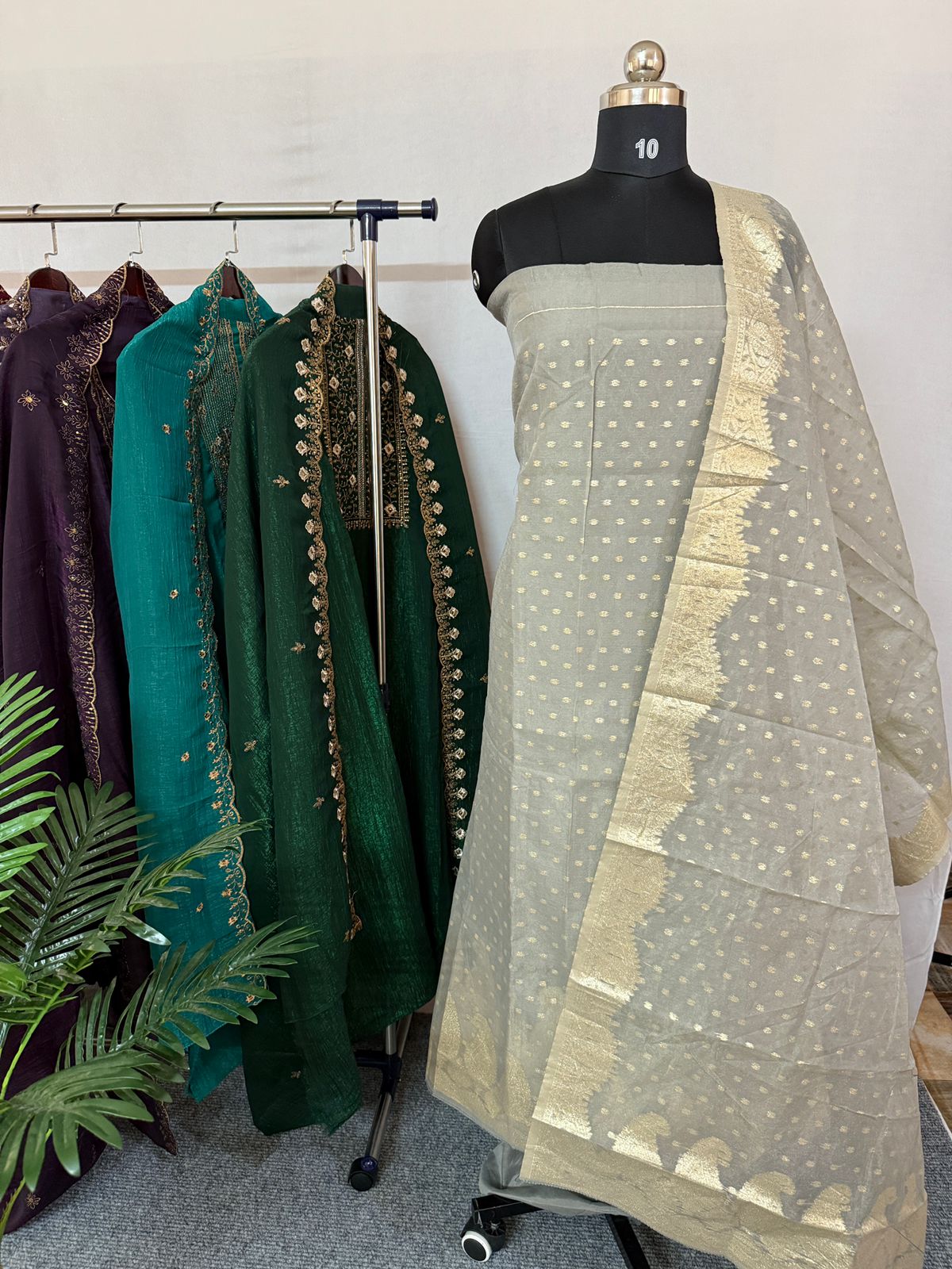 LS0098- Unstitched Salwar Material