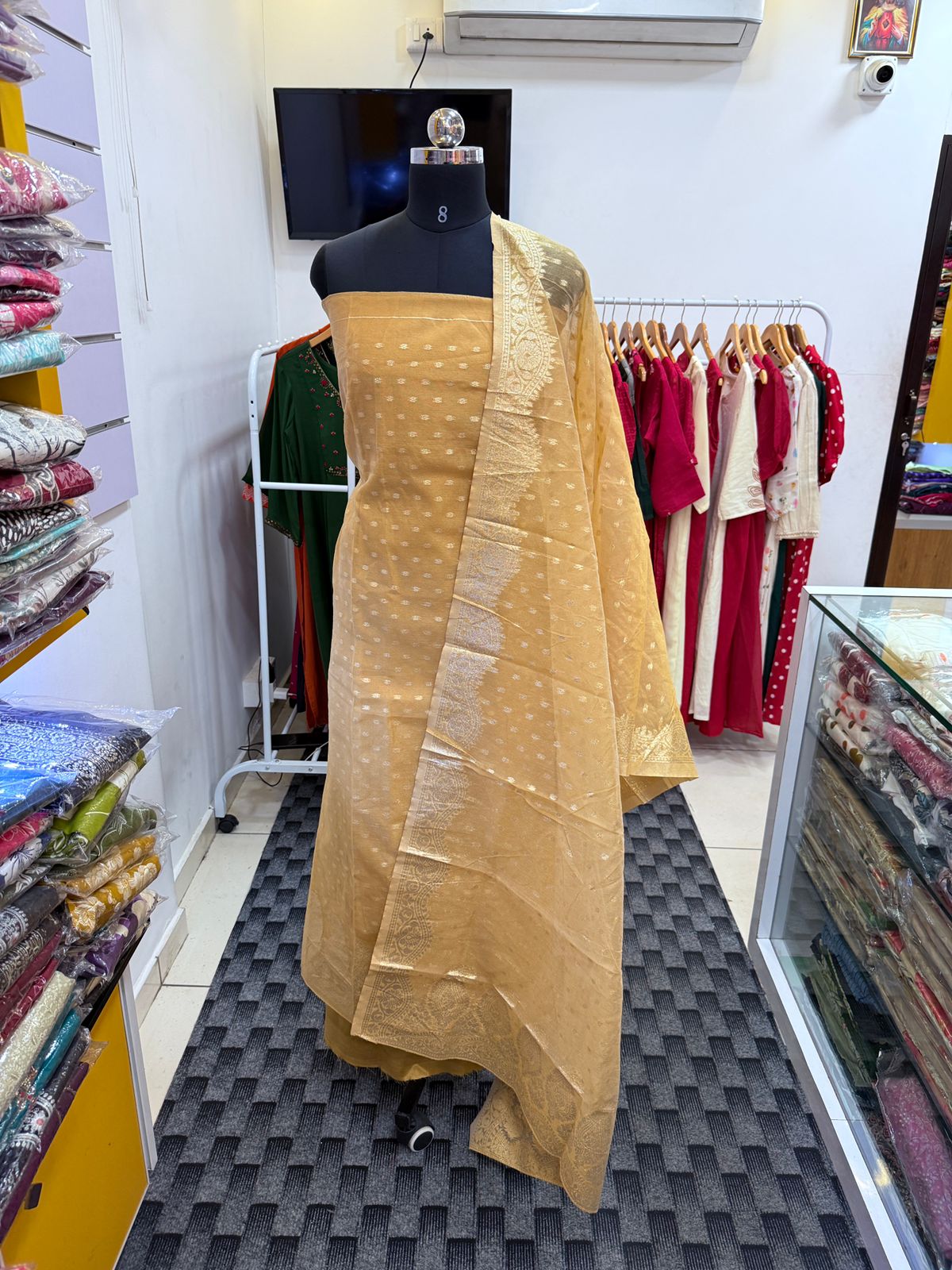 LS0096- Unstitched salwar Material