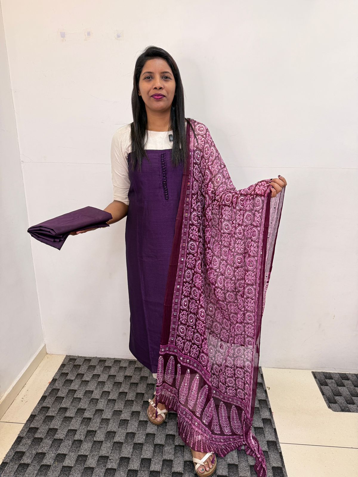 Ls0189 Unstitched Salwar Material