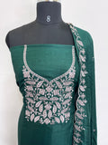 LS0175 Vichithra Silk Unstitched Salwar Material