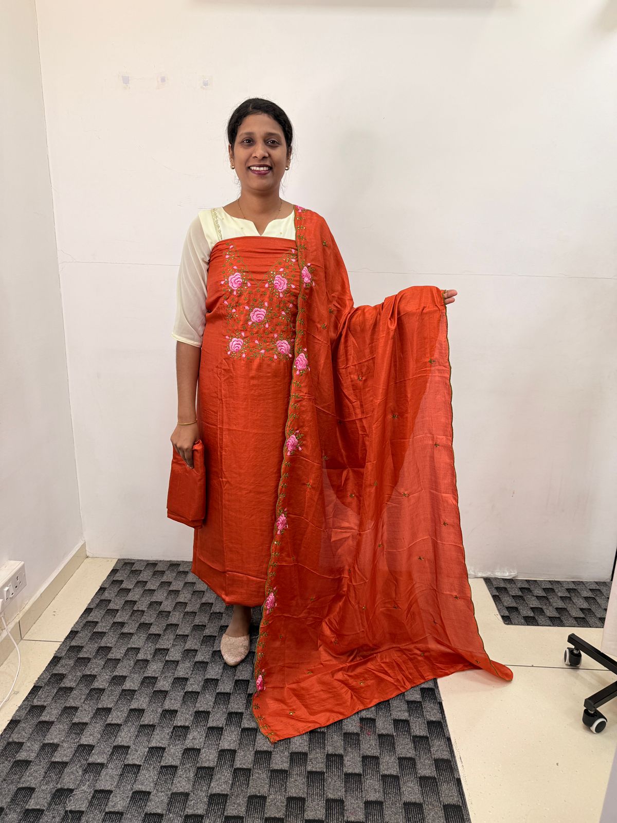 LS0163 Vichithra silk unstitched material