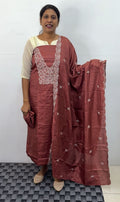 LS0167 Vichithra silk Unstitched Material