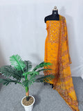 LS0002 - PARTYWEAR UNSTITCHED SALWAR MATERIAL